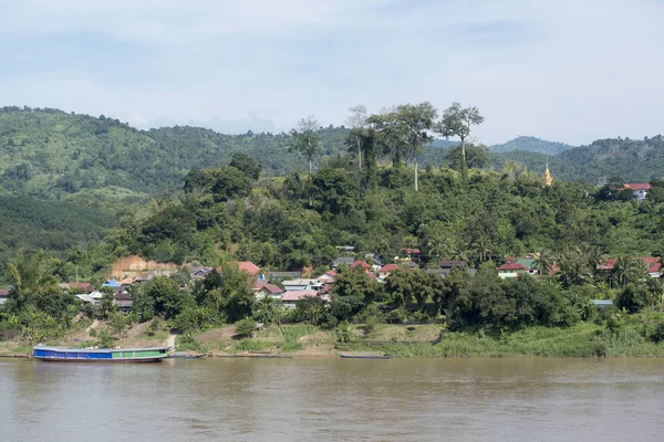 A paisagem do rio mekong — Fotografia de Stock