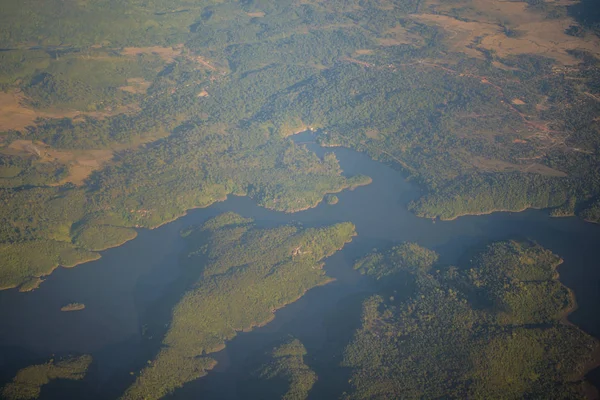 Paisagem perto da cidade de Fonsavan — Fotografia de Stock