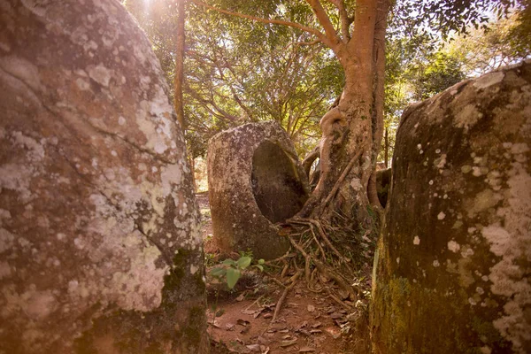 The Plain of Jars, Laos — Stock Photo, Image