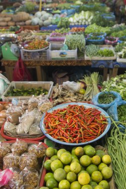 Phonsavan şehir içinde belgili tanımlık çarşı