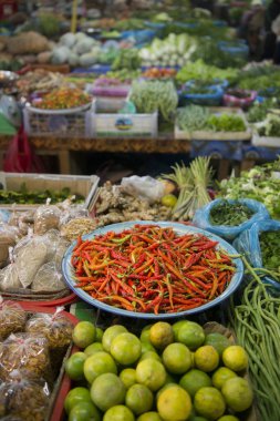 Phonsavan şehir içinde belgili tanımlık çarşı