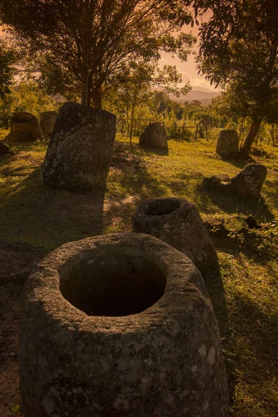 La llanura de frascos sitio tres — Foto de Stock