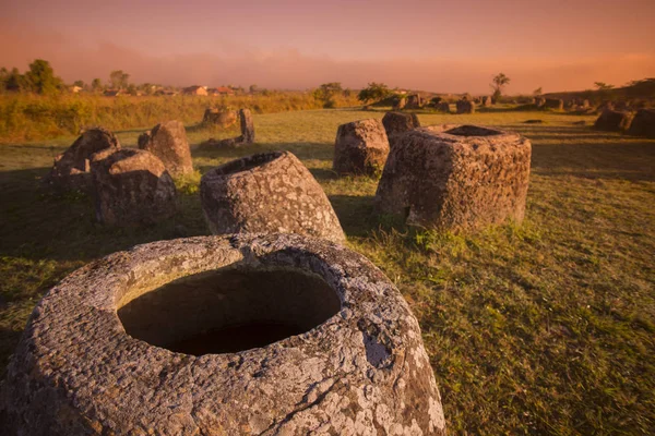 La llanura de frascos sitio uno — Foto de Stock