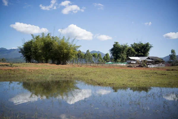 Landscape near the town of Phonsavan — Stock Photo, Image