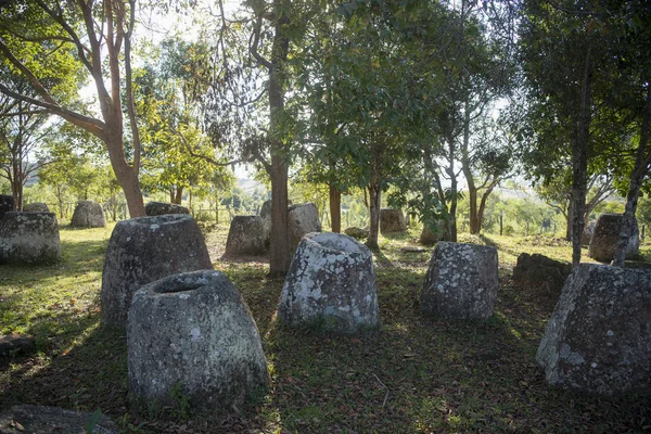 La llanura de frascos sitio tres — Foto de Stock