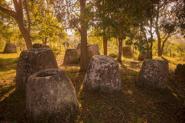 La llanura de frascos sitio tres — Foto de Stock