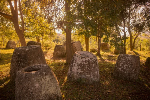 La llanura de frascos sitio tres — Foto de Stock