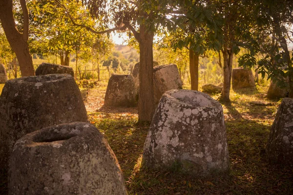 La llanura de frascos sitio tres — Foto de Stock