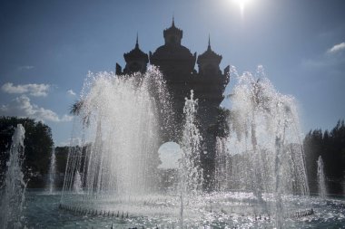 vientiane şehir patuxai kemer