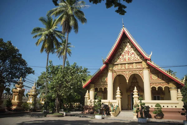 El Wat Chanthaburi en la ciudad de Vientiane —  Fotos de Stock