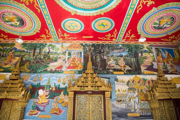 Wat Mixai in de stad van Vientiane — Stockfoto