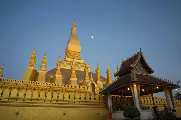 O Pha That Luang, Ventiane — Fotografia de Stock