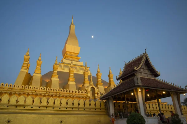 Το Pha Αυτό Luang, Ventiane — Φωτογραφία Αρχείου