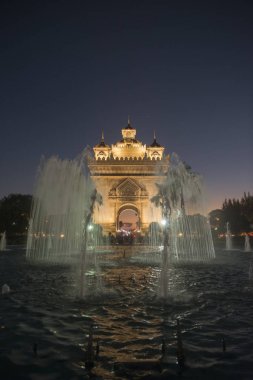 vientiane şehir patuxai kemer