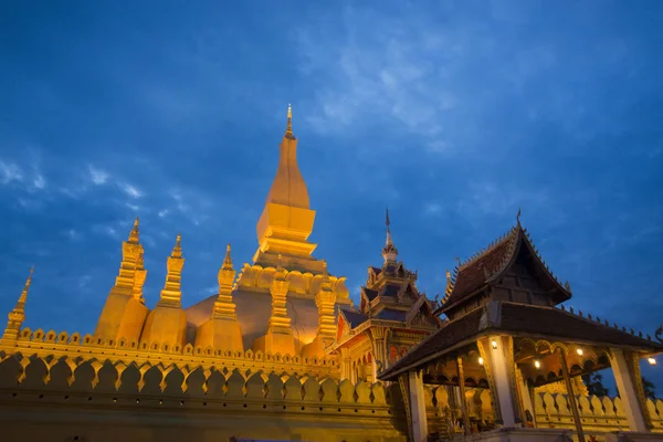 O Pha That Luang, Ventiane — Fotografia de Stock