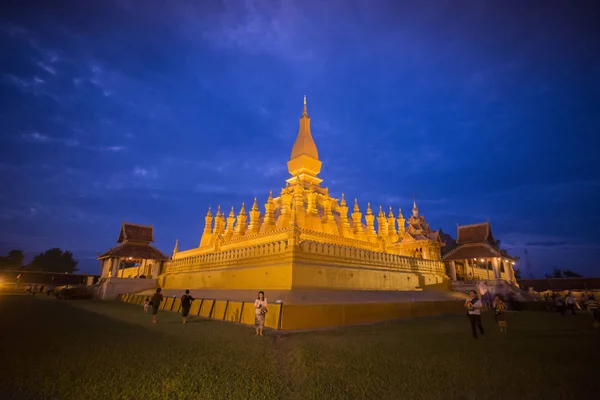 O Pha That Luang, Laos — Fotografia de Stock