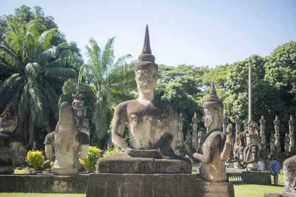 Ο Βούδας πάρκο Xieng Khuan — Φωτογραφία Αρχείου