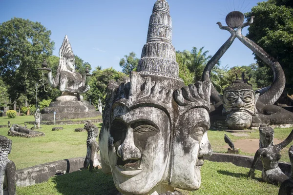 Den Xieng Khuan Buddha Park — Stockfoto