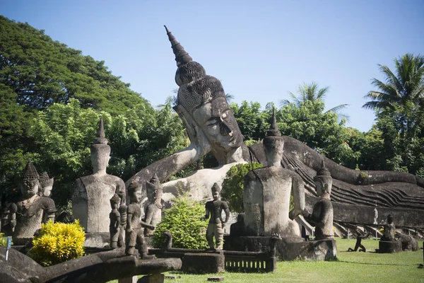 Le parc du Bouddha Xieng Khuan — Photo