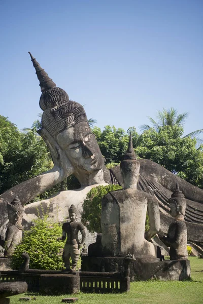Den Xieng Khuan Buddha Park — Stockfoto