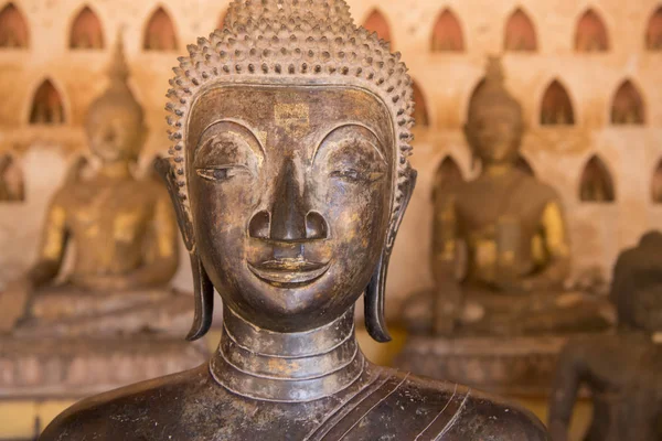 Wat Sisaket in de stad van Vientiane — Stockfoto