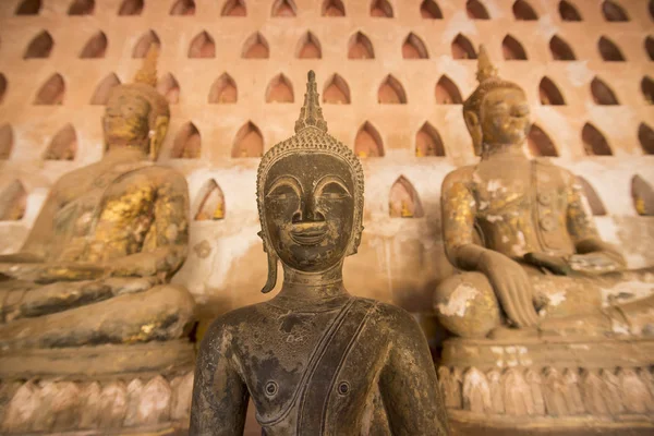 Wat Sisaket w mieście vientiane — Zdjęcie stockowe