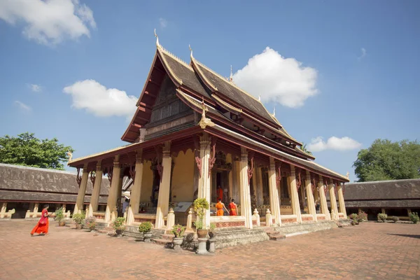 Wat Sisaket in the city of Vientiane — Stock Photo, Image