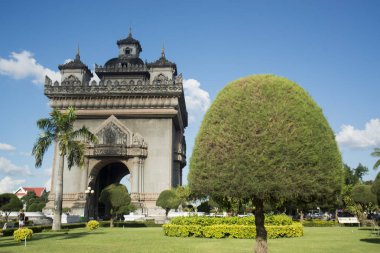 vientiane şehir patuxai kemer
