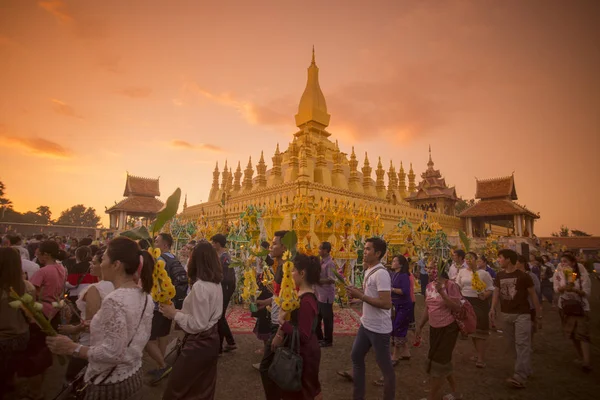 Pha det Luang Festival — Stockfoto