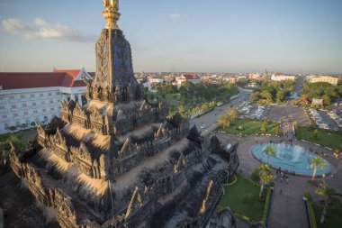 Laos Vientiane şehir parkında