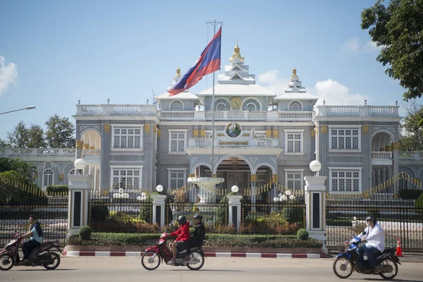 Palazzo Presidenziale nella città di Vientiane — Foto Stock