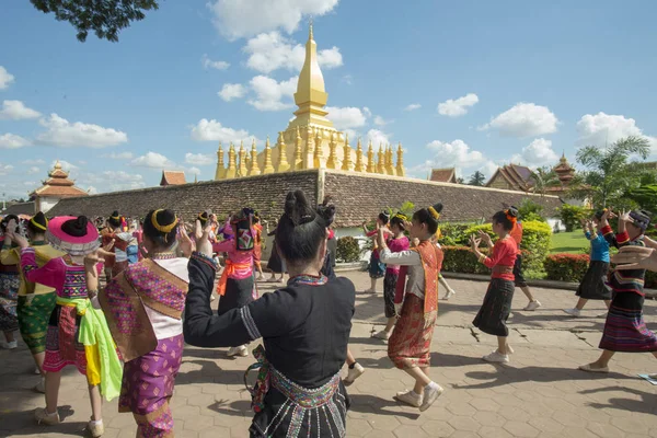 Lidé v Pha Luang, že Festival — Stock fotografie