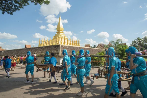 Lidé v Pha Luang, že Festival — Stock fotografie