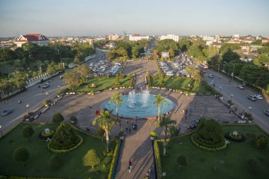 Laos Vientiane şehir parkında