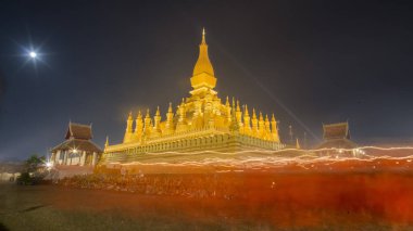 tapınakta şehir Vientiane, Laos