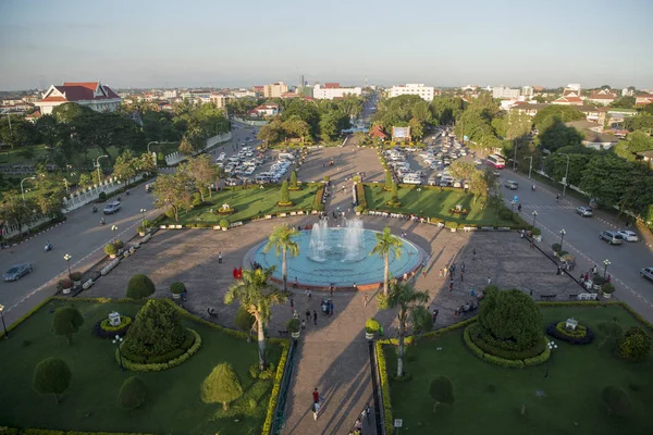 Parque en la ciudad de Vientiane en Laos —  Fotos de Stock