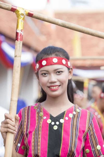 Les gens au festival Pha That Luang — Photo