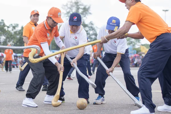 Ein Spiel des traditionellen Hockeytikhy — Stockfoto