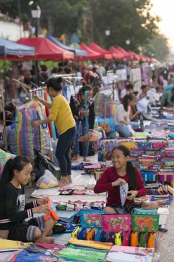 Luang Prabang şehir nightmarket