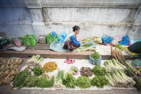 Hortalizas en el mercado alimentario — Foto de Stock