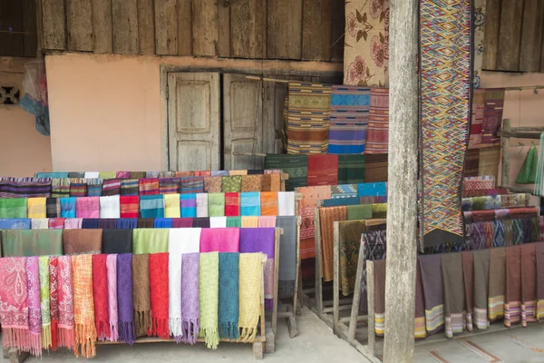 a Textil Shop in the Lao Lao Village