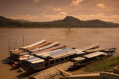 Laos Luang Prabang Mekong Nehri