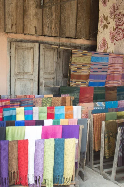 a Textil Shop in the Lao Lao Village