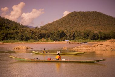 Laos Luang Prabang Mekong Nehri