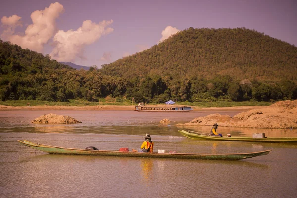 Laos Luang Prabang Mekong Nehri