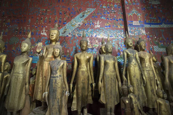 Wat xieng thong ve městě Luang Prabang — Stock fotografie