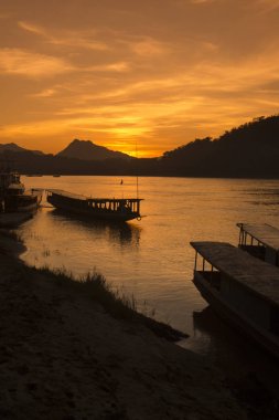 Laos Luang Prabang Mekong Nehri