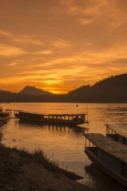 Laos Luang Prabang Mekong Nehri