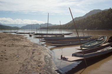 Laos Luang Prabang Mekong Nehri