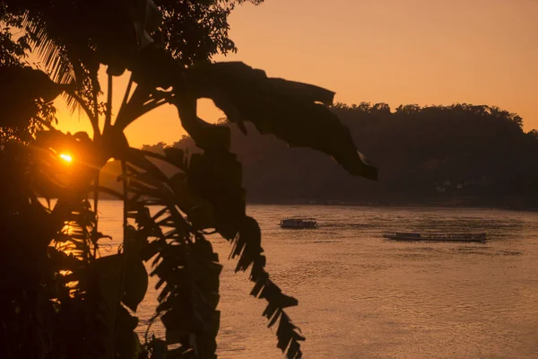 Paisaje en el río Mekong — Foto de Stock